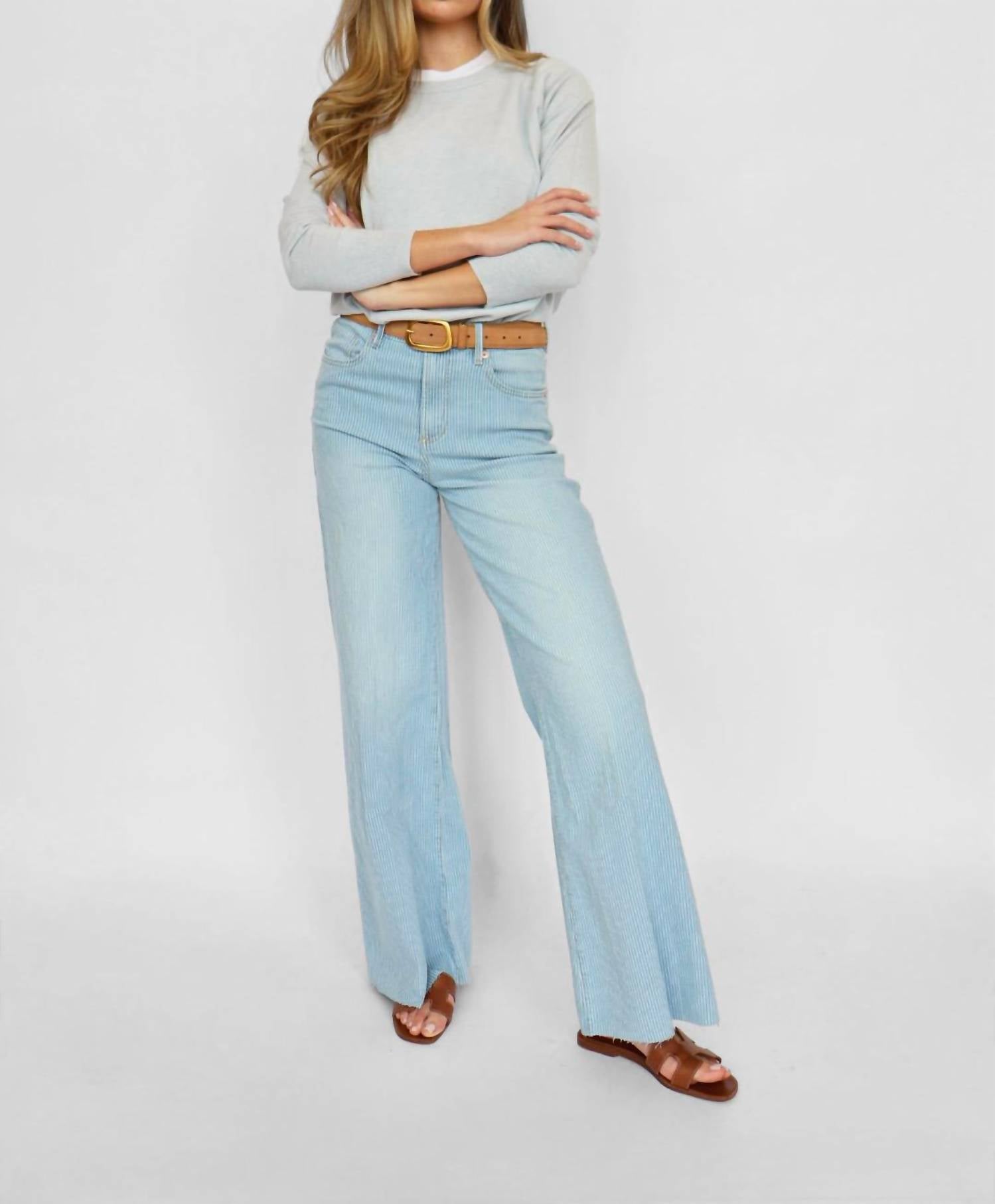 Dear John Denim - Fiona High Rise Wide Leg Jeans