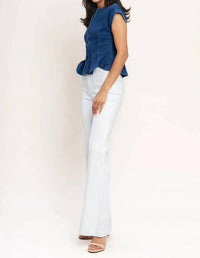 Flying Tomato - Washed Denim Top