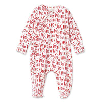 Tesa Babe - Baby Ho Ho Ho Zipper Footed Romper