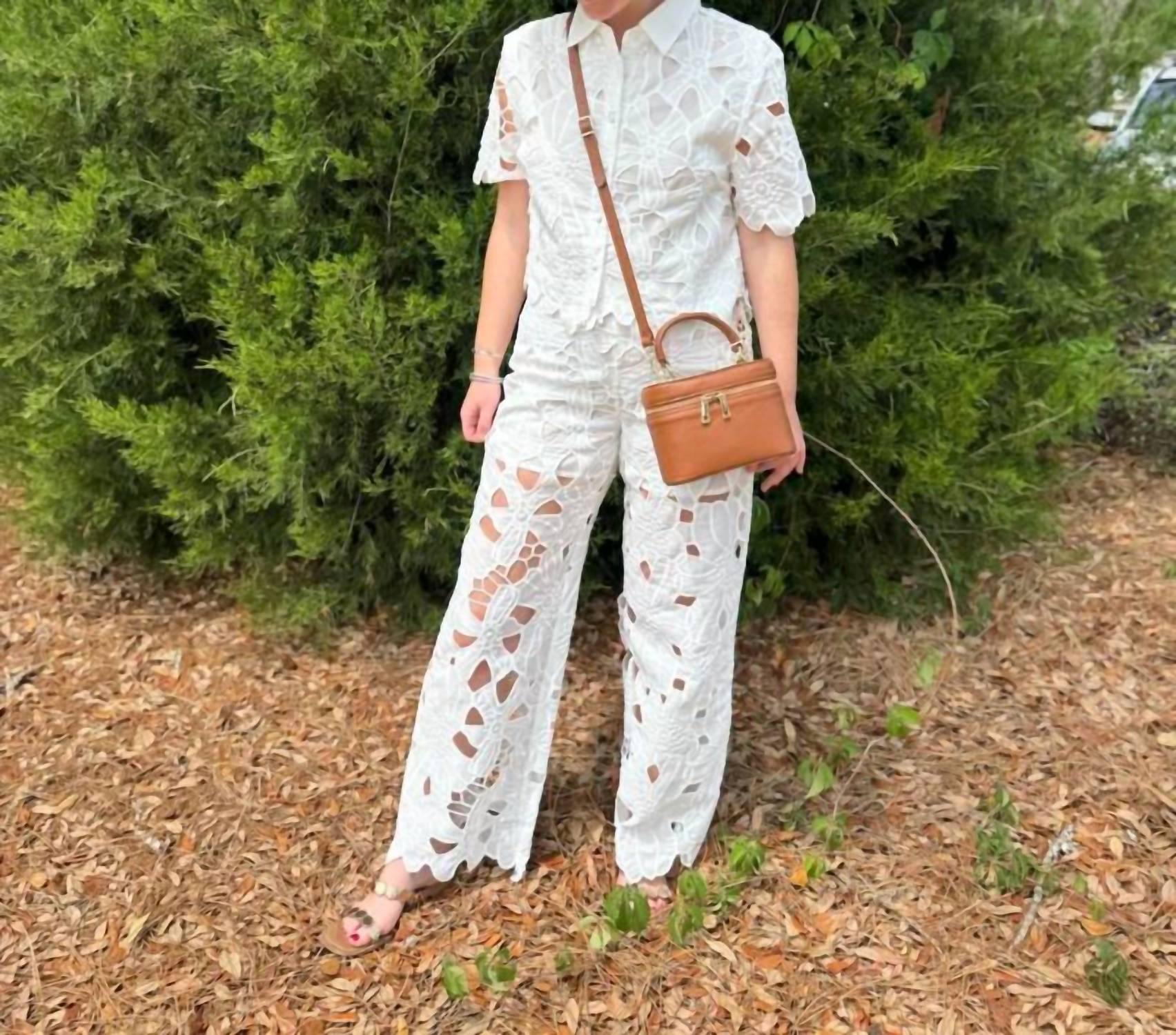 Lucy Paris - Effie Jane Eyelet Pant Set