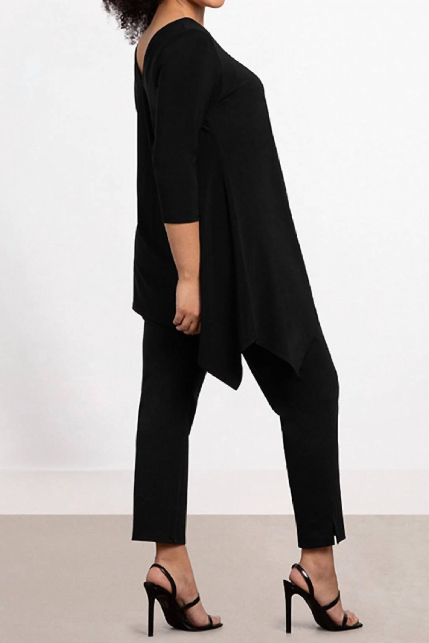 Sympli - 3/4 Sleeve Reversible Angle Top