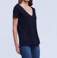 L'Agence - Daija Relaxed V-Neck Tee