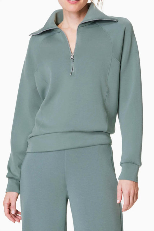 Spanx - Air Essentials Half Zip Top