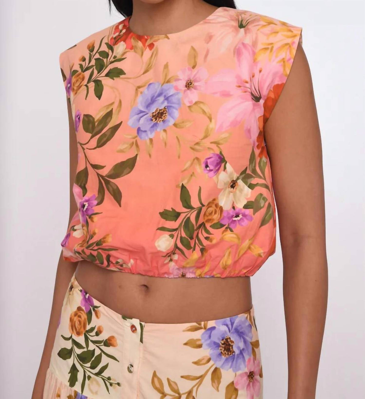 Love The Label - Cambrie Floral Tank Top
