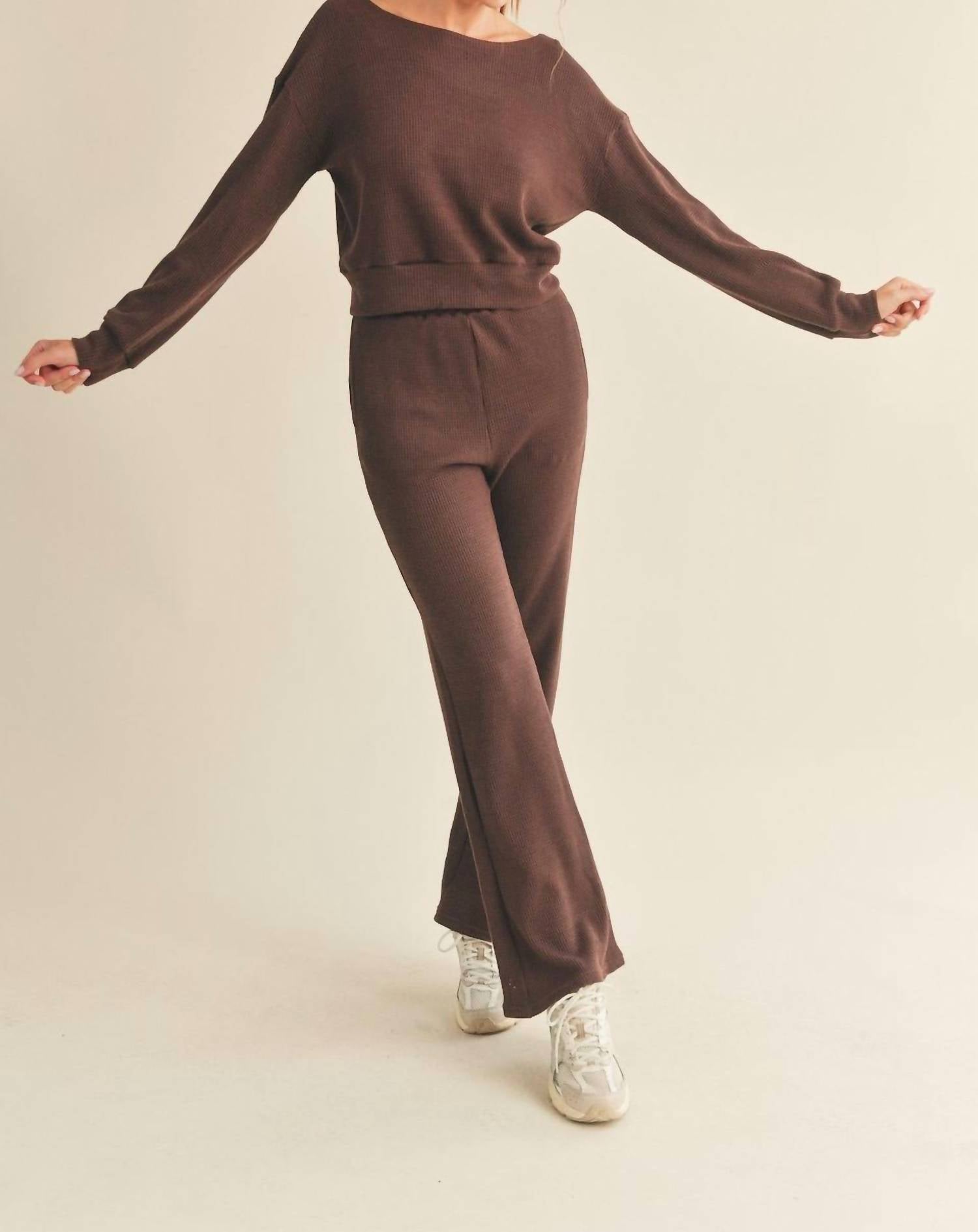 Kimberly C - Waffle Knit Lounge Pants
