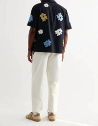 Wax London - Flower Applique Didcot Shirt