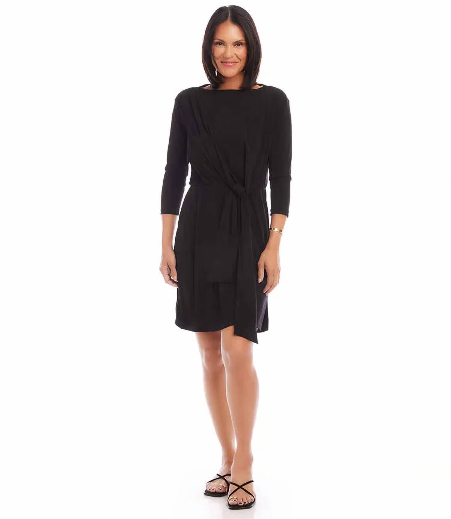 Karen Kane - Tiara Tie Waist Travel Mini Dress