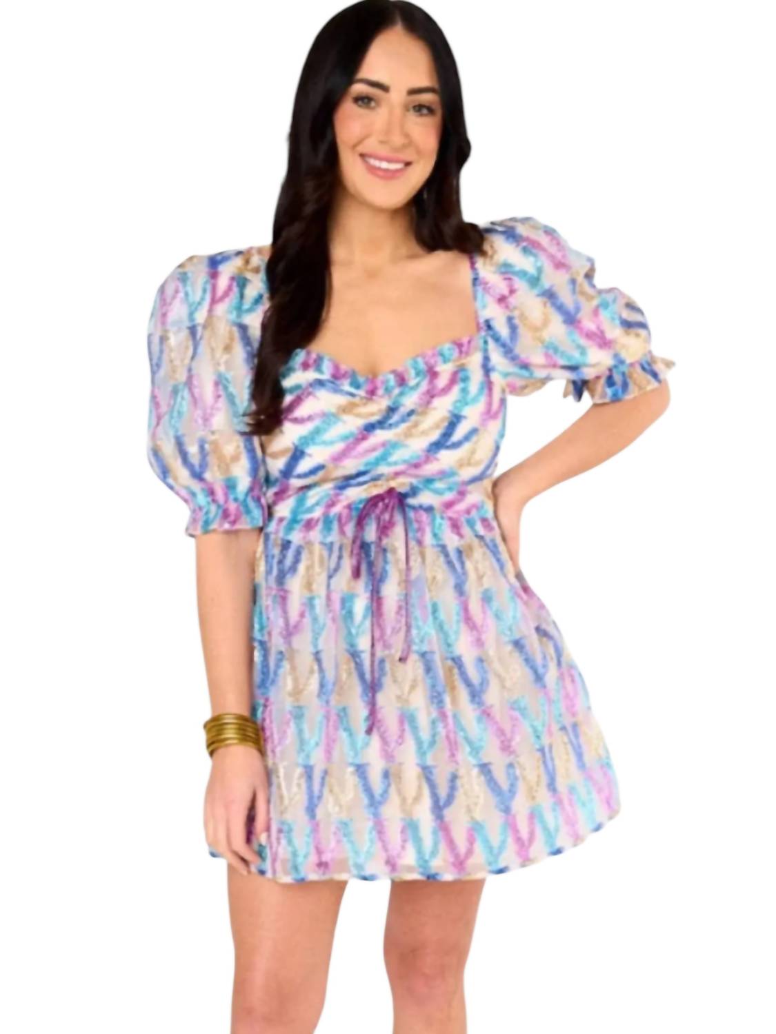 Buddylove - Colby Puff Sleeve Mini Dress