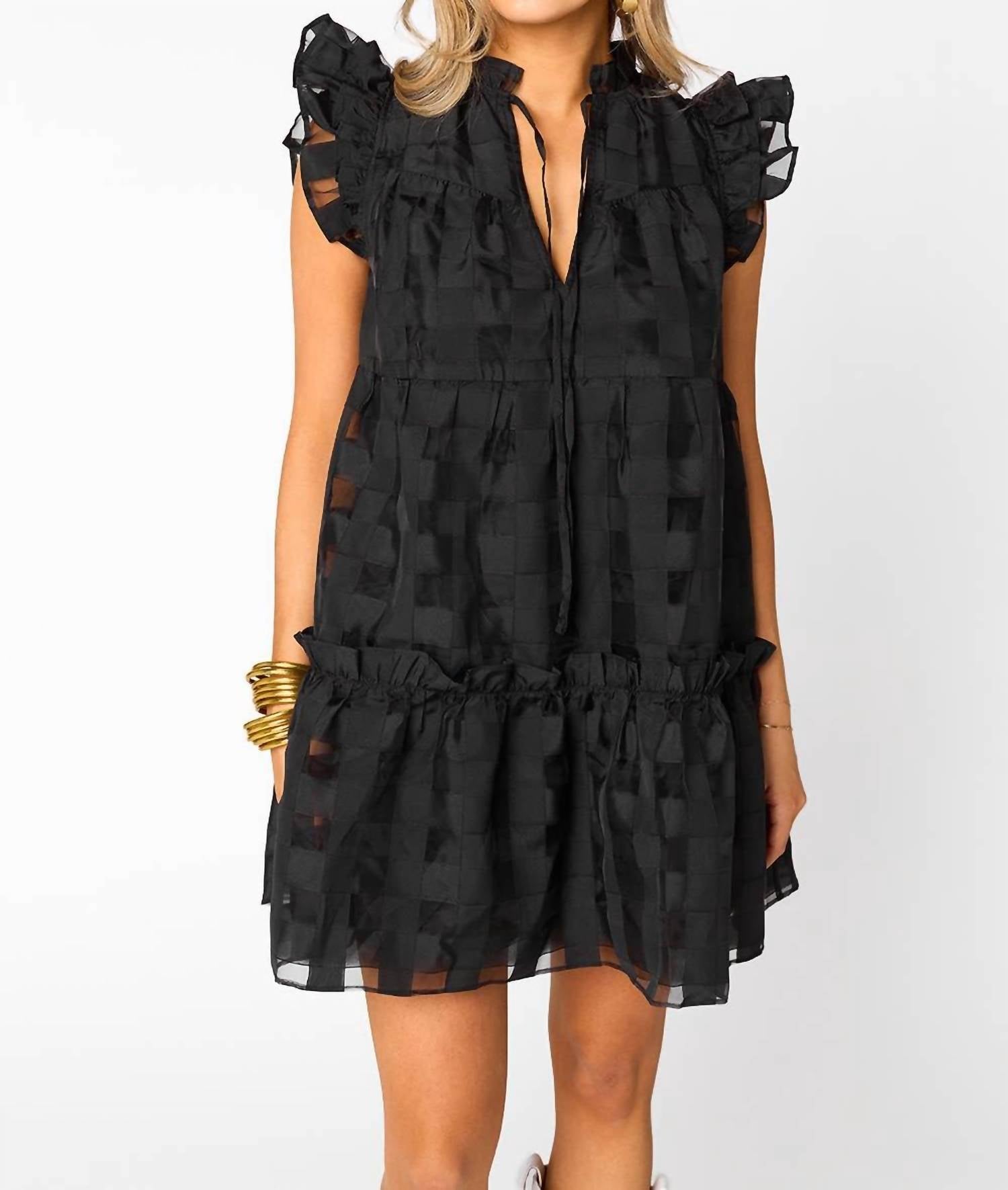 BUDDYLOVE Aubrey Mini Dress in black - women's dress