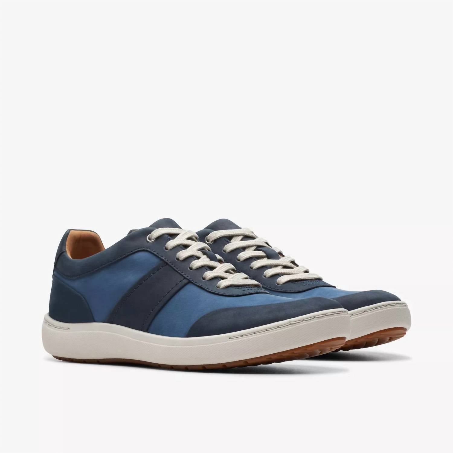 Clarks Women's Nalle Fern Sneakers in navy combi - women's sneaker - detail view