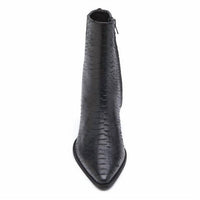 Matisse Women's Caty Bootie in black snake - women's shoe - alternate view