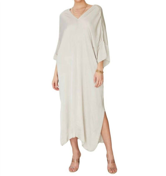 Milio Milano - Viscose Vneck Maxi Dress