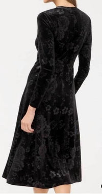 Johnny Was - Embossed Stretch Velvet Dress