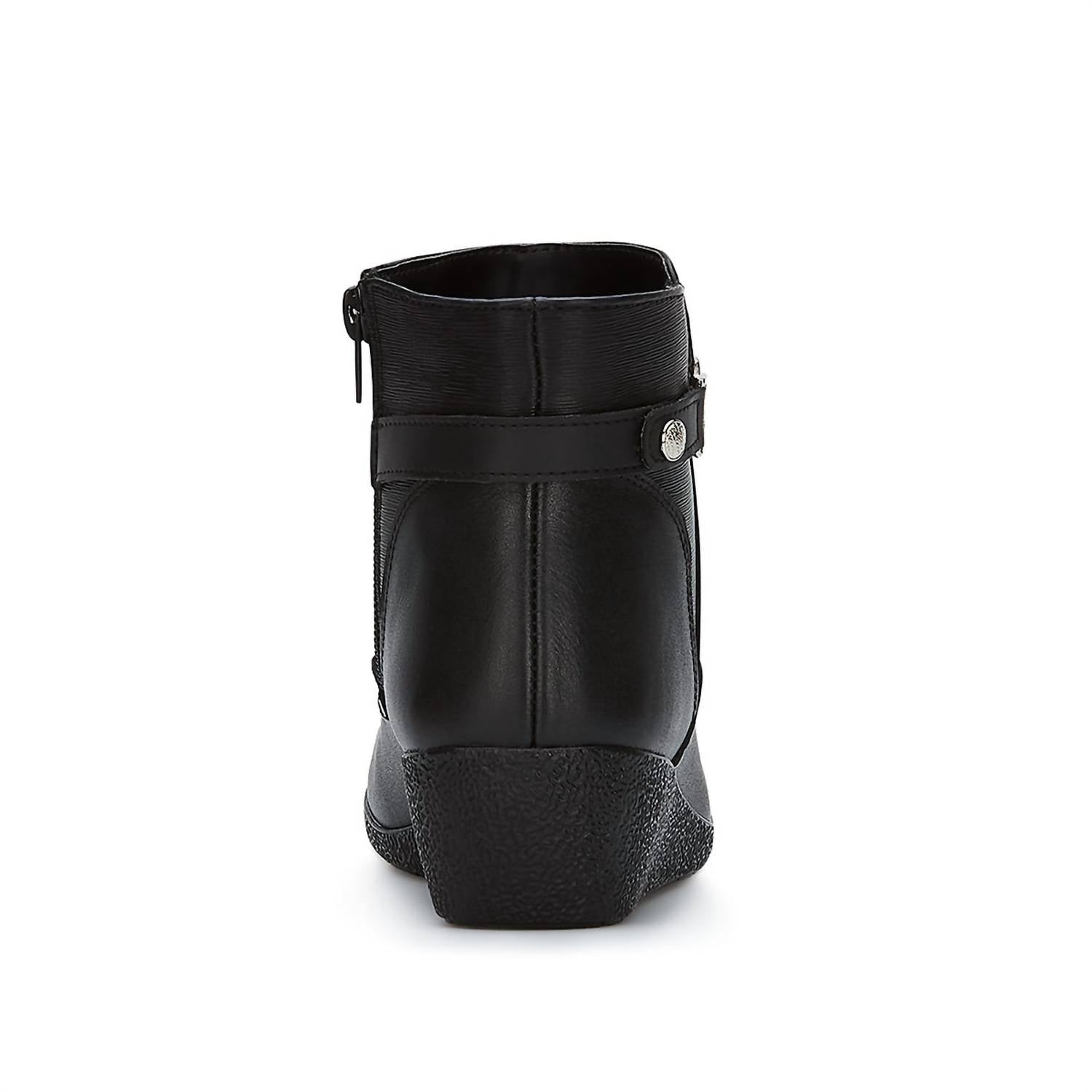 Andrea - Women's Wedge Leather Booties