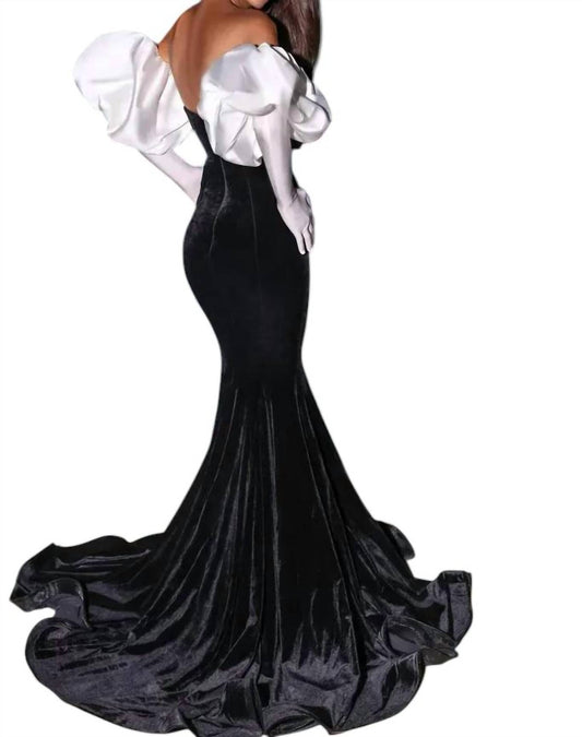 Portia&Scarlett - Elegant Off-shoulder Mermaid Gown