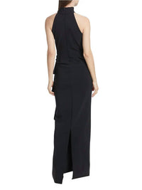 Chiara Boni - Ah Ruffled High-neck Gown