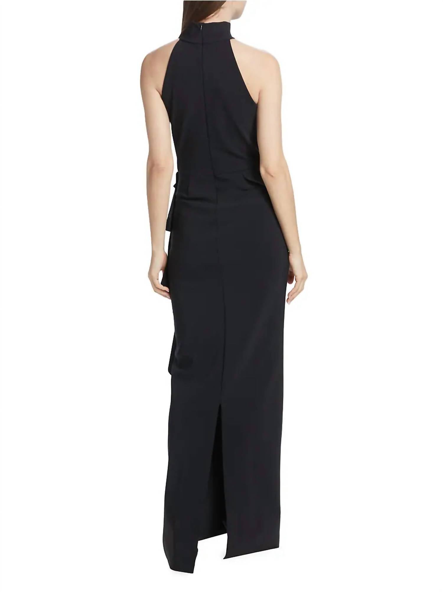 Chiara Boni - Ah Ruffled High-neck Gown