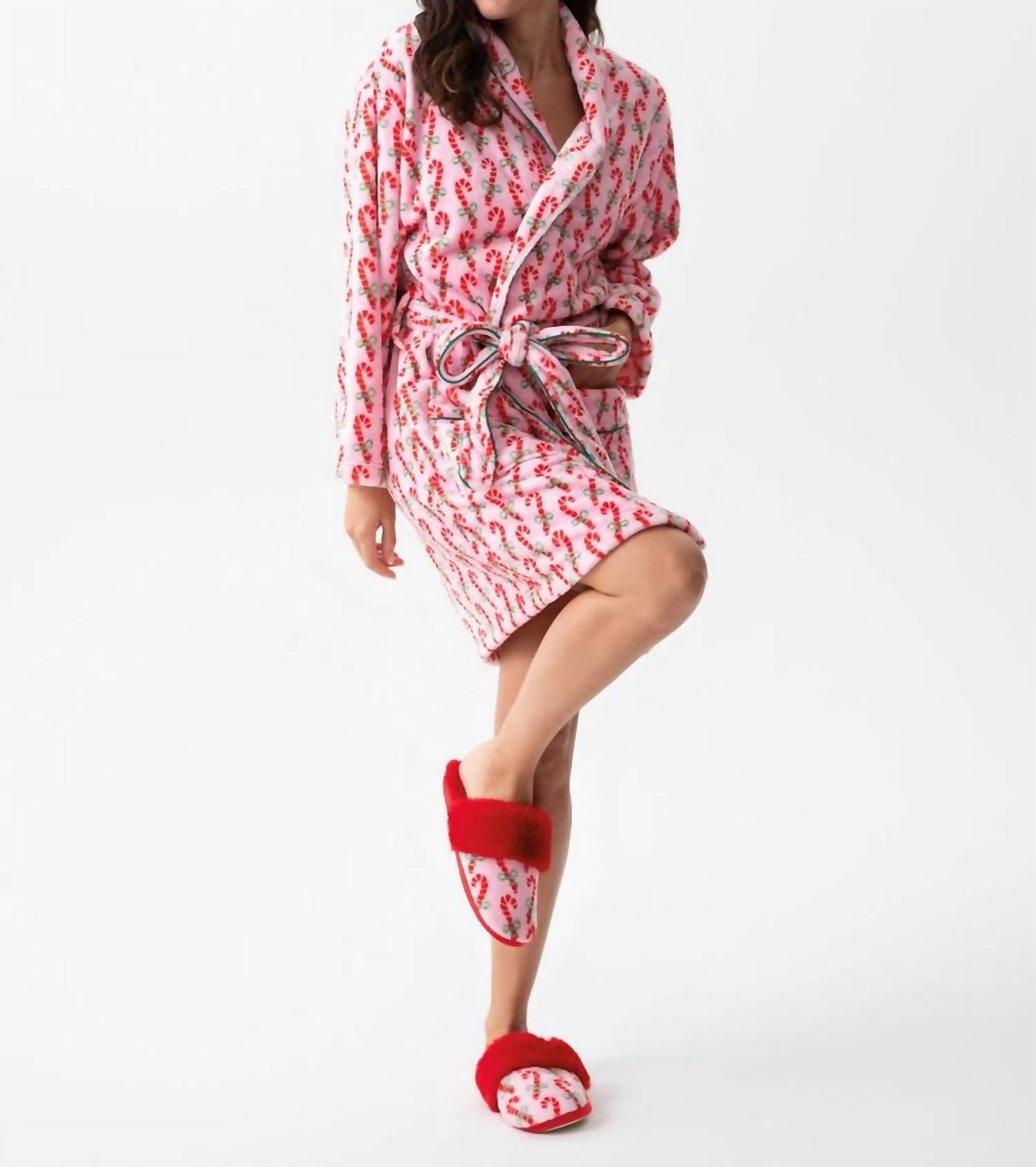 Shiraleah - Felicity Candy Cane Robe