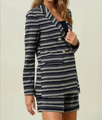 Doe And Rae - The Parisian Stripe Jacket