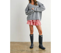 Buttermelon - Sarah Cable Knit Sweater