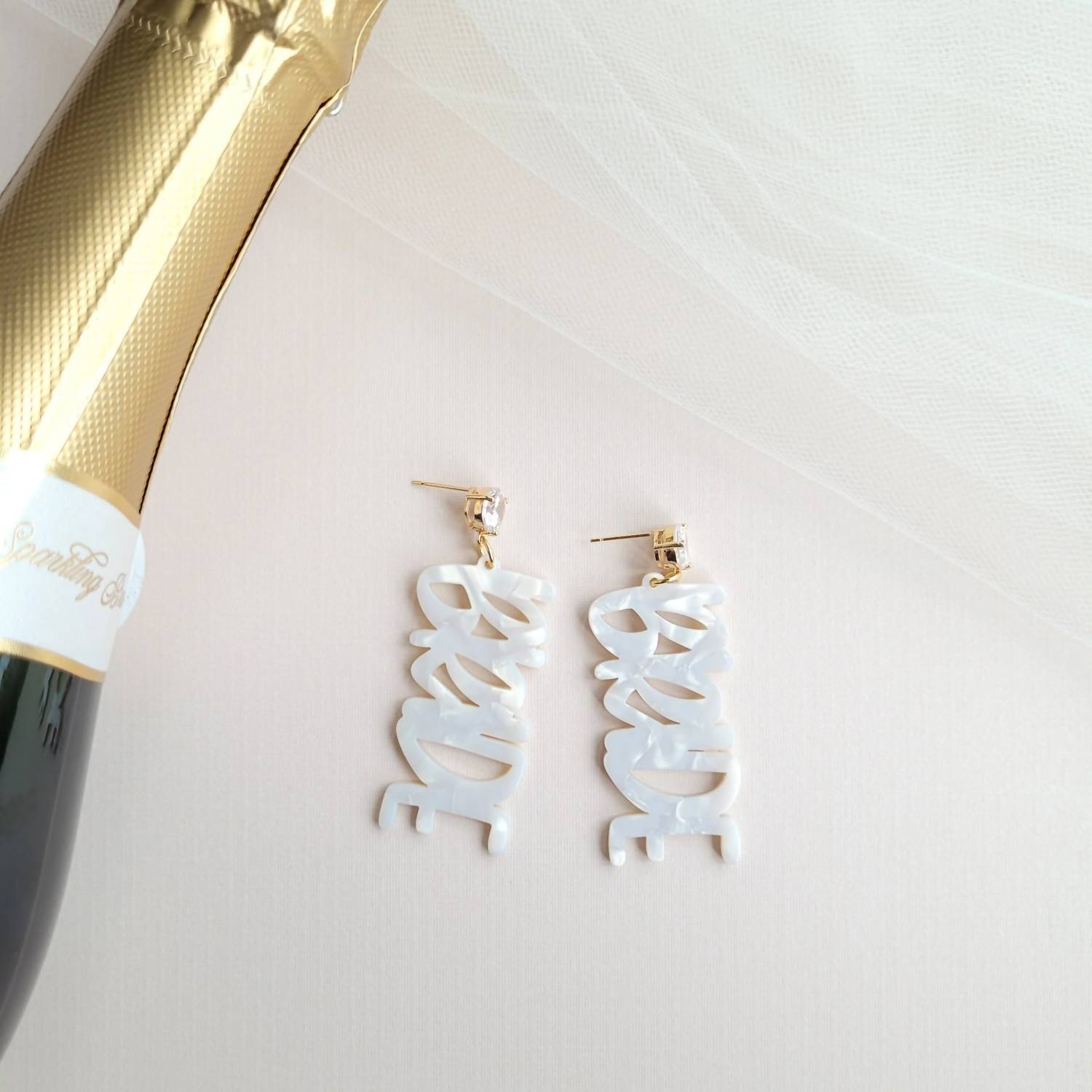 Spiffy & Splendid - Women's Bride Earrings