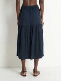 Nation LTD Esmeralda Midi Skirt in night sky - women's skirt - detail view