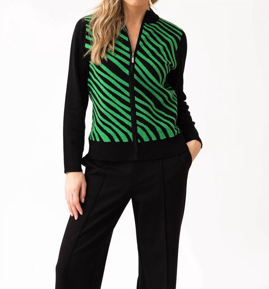 Marble - Turtleneck Cardigan