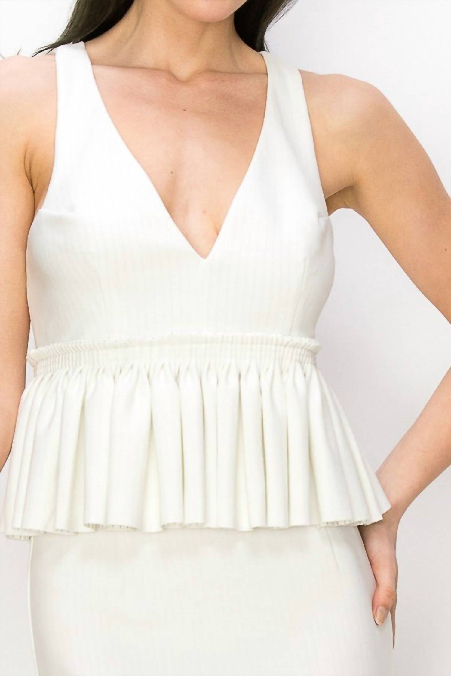 Ina Fashion - Peplum Tank Top