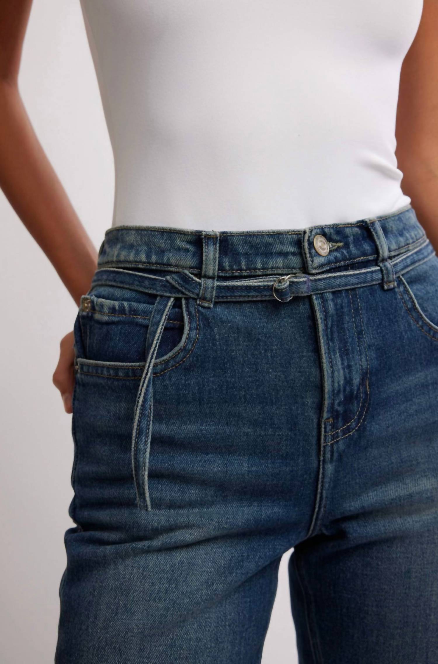 Free People - Sabine Slim A Line Jean