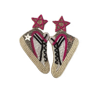 White Label - Women's Gg Beaded Sneaker Earrings