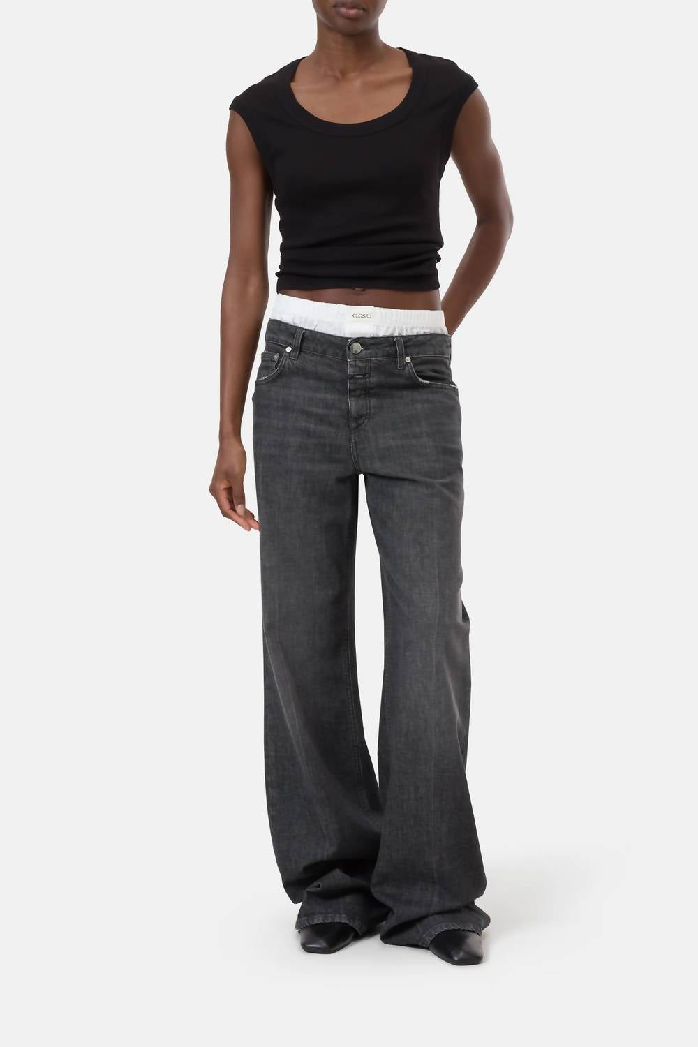 Closed - Cap Sleeve T-Shirt