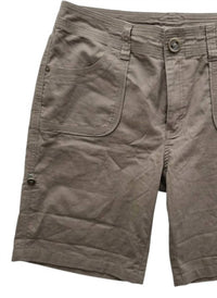 TRIBAL Women's Roll-up & Roll-down Shorts in earth - women's shorts - detail view