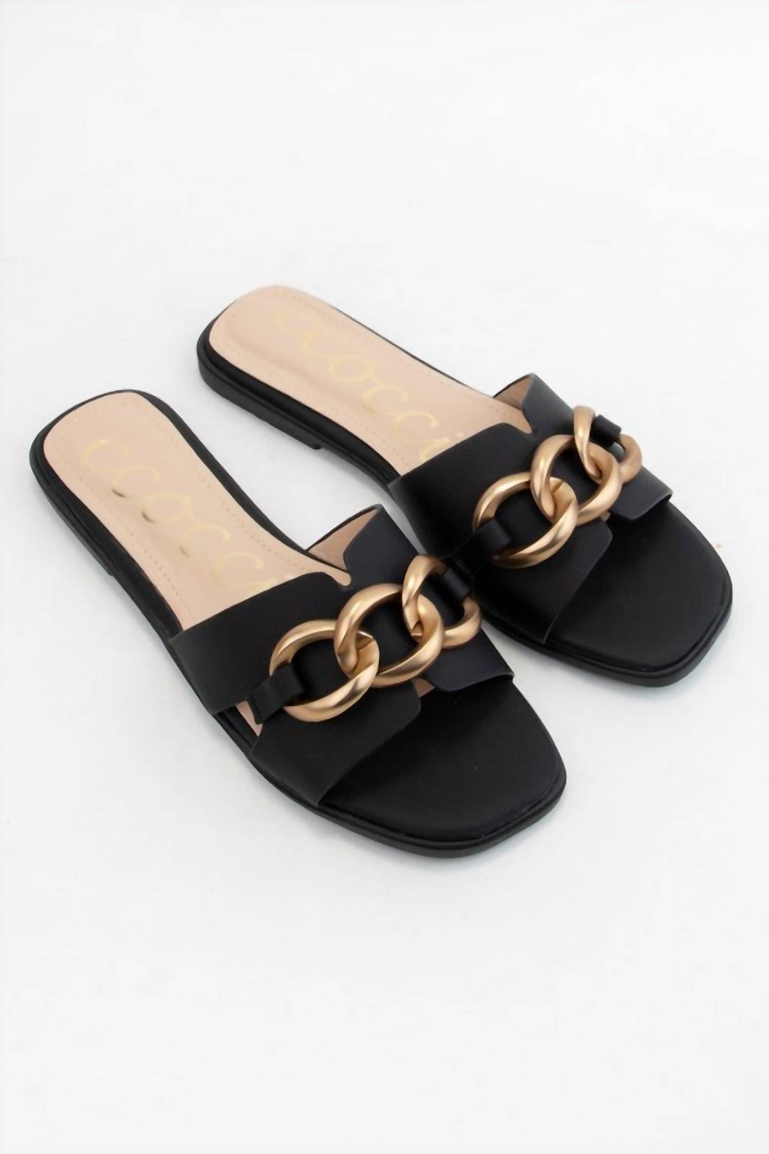 Ccocci - Women's Baylor Chain Link Sandal