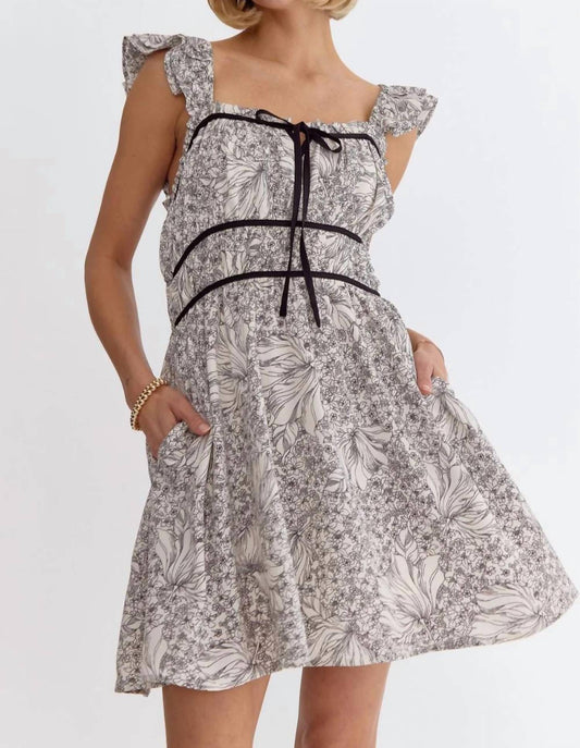 Entro - Sleeveless Mini Dress