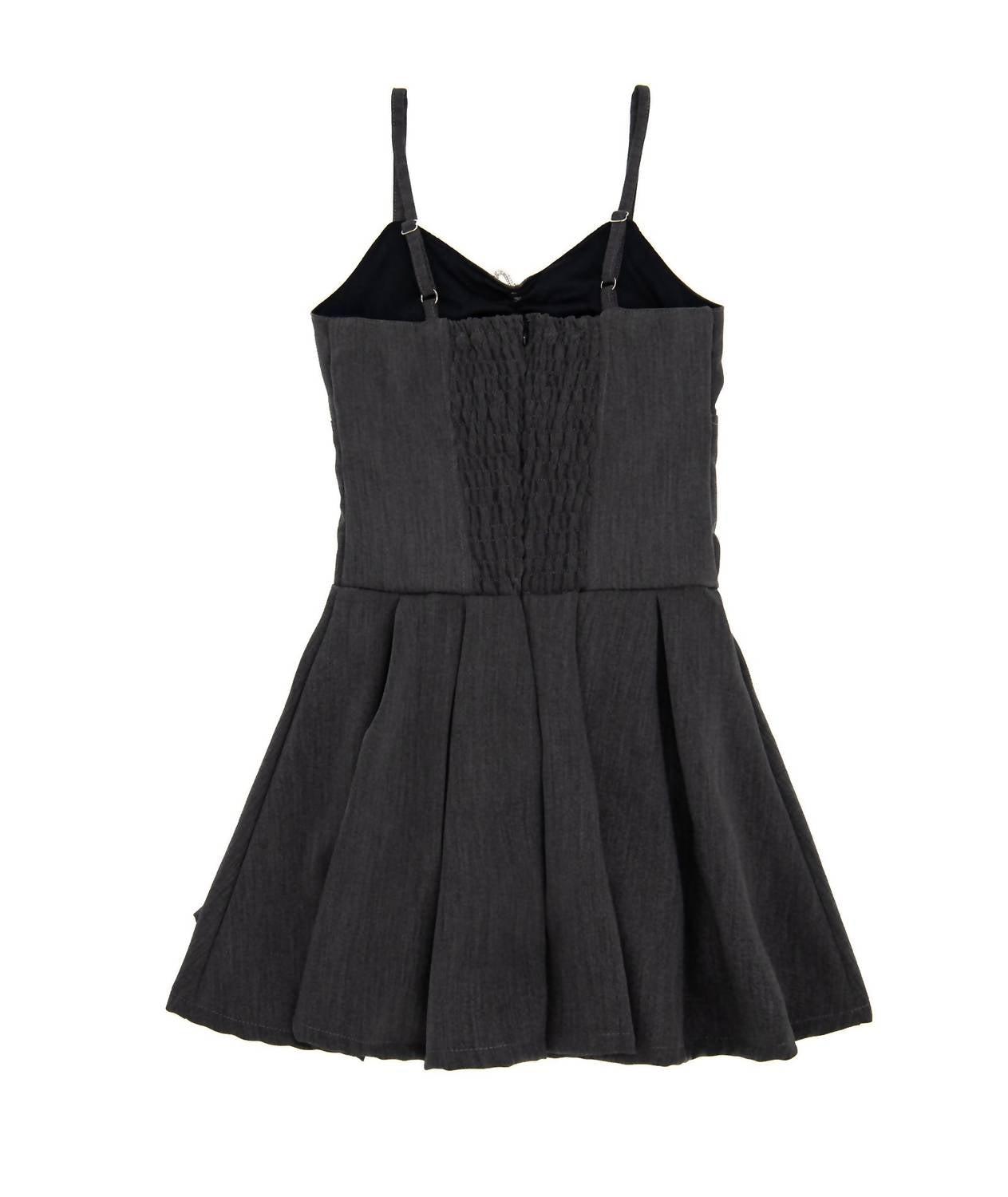 Flowers By Zoe - Girl's Carine Gabardine Bow Dress