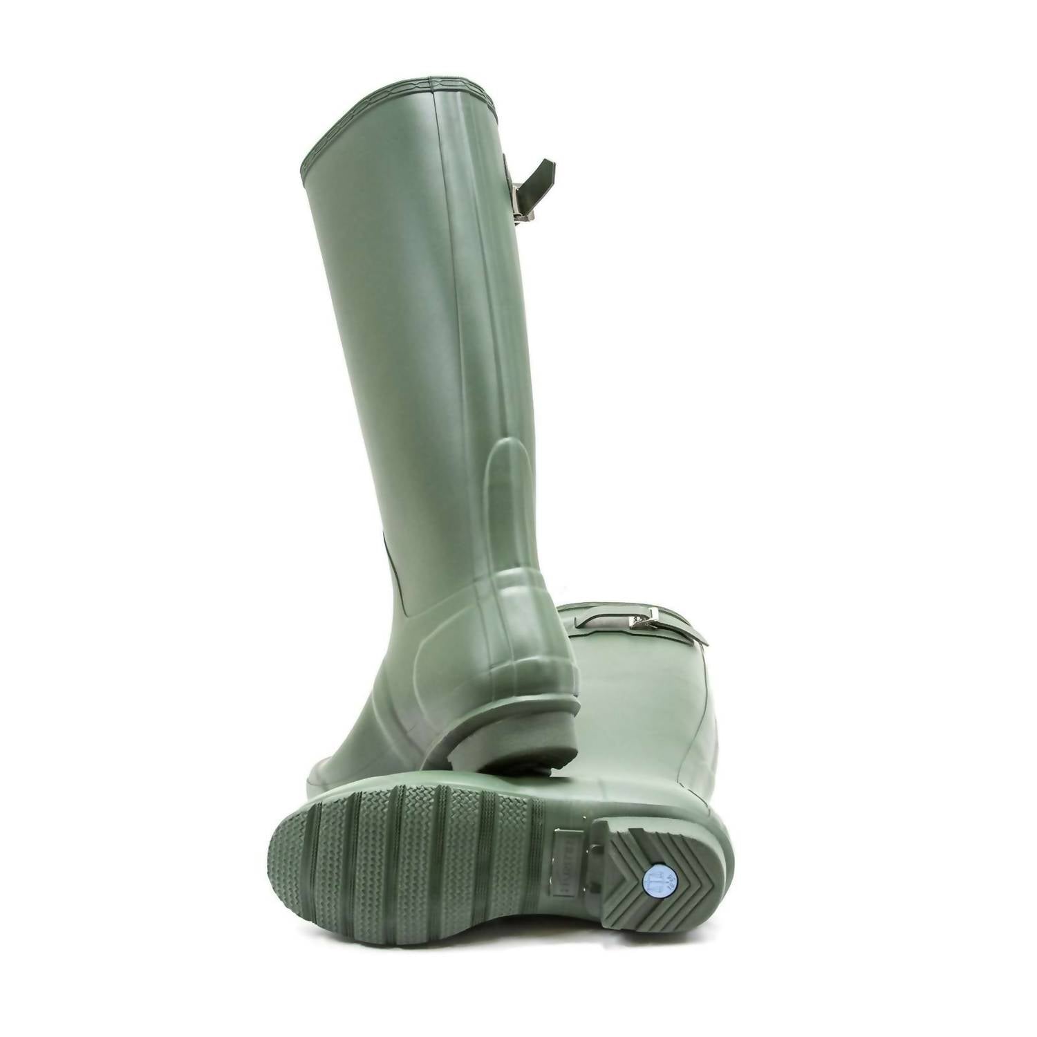 HUNTER Women's Original Tall Rain Boots in hunter green 1 - women's shoe - view 7