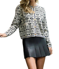 THML Pleated Leather Mini Skirt in black - women's skirt