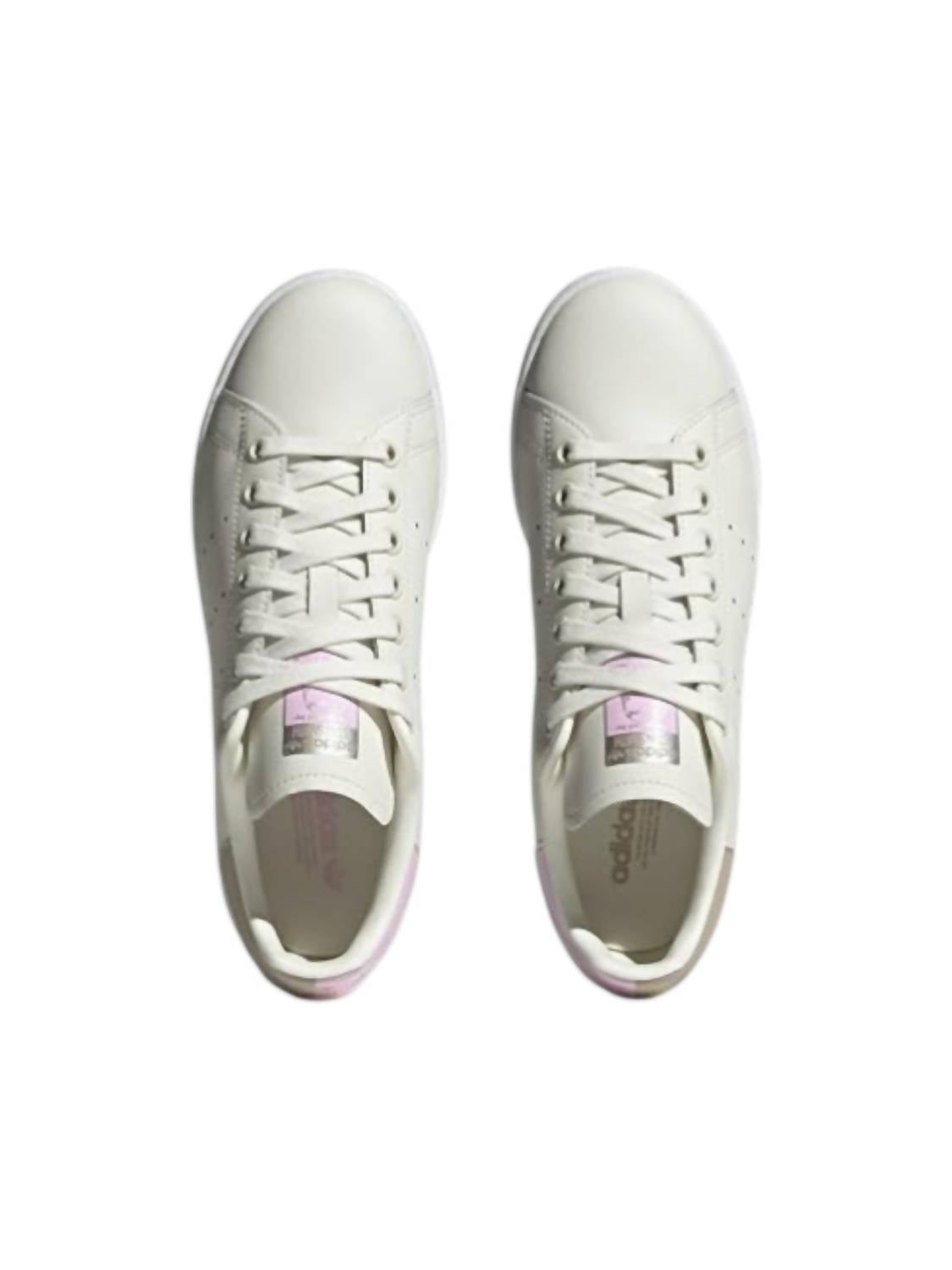 adidas Women's Stan Smith Sneakers in white white gold metallic - women's sneaker - alternate view