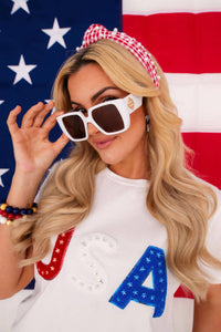 Brianna Cannon - Women's Square Sunglasses With Polarized Lenses