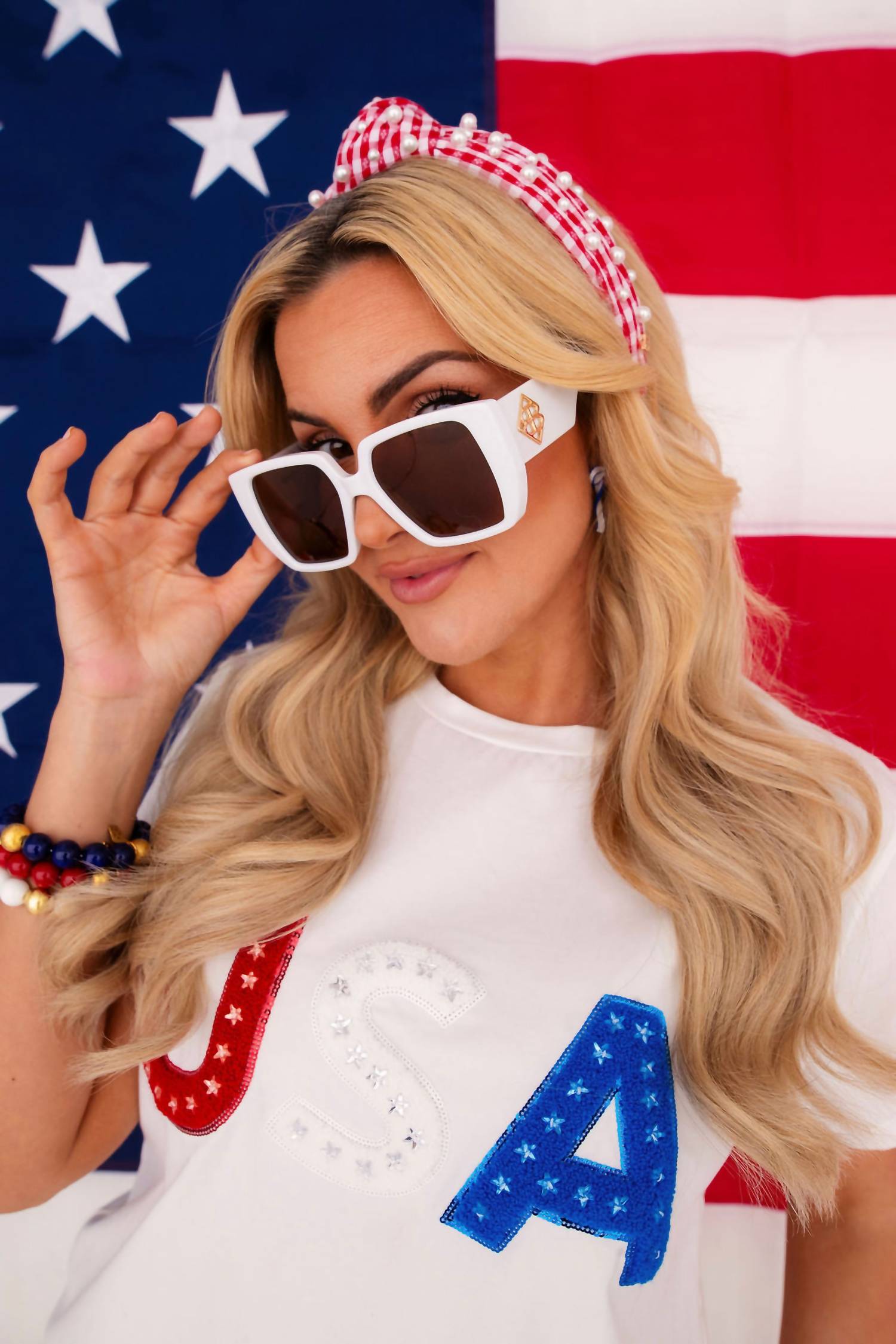 Brianna Cannon - Women's Square Sunglasses With Polarized Lenses