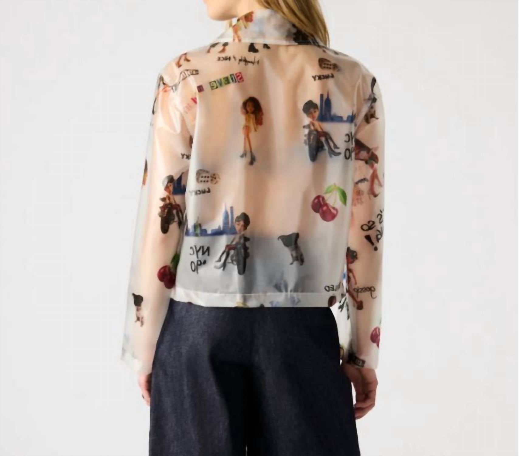 STEVE MADDEN Tove Jacket in multi - women's jacket - detail view
