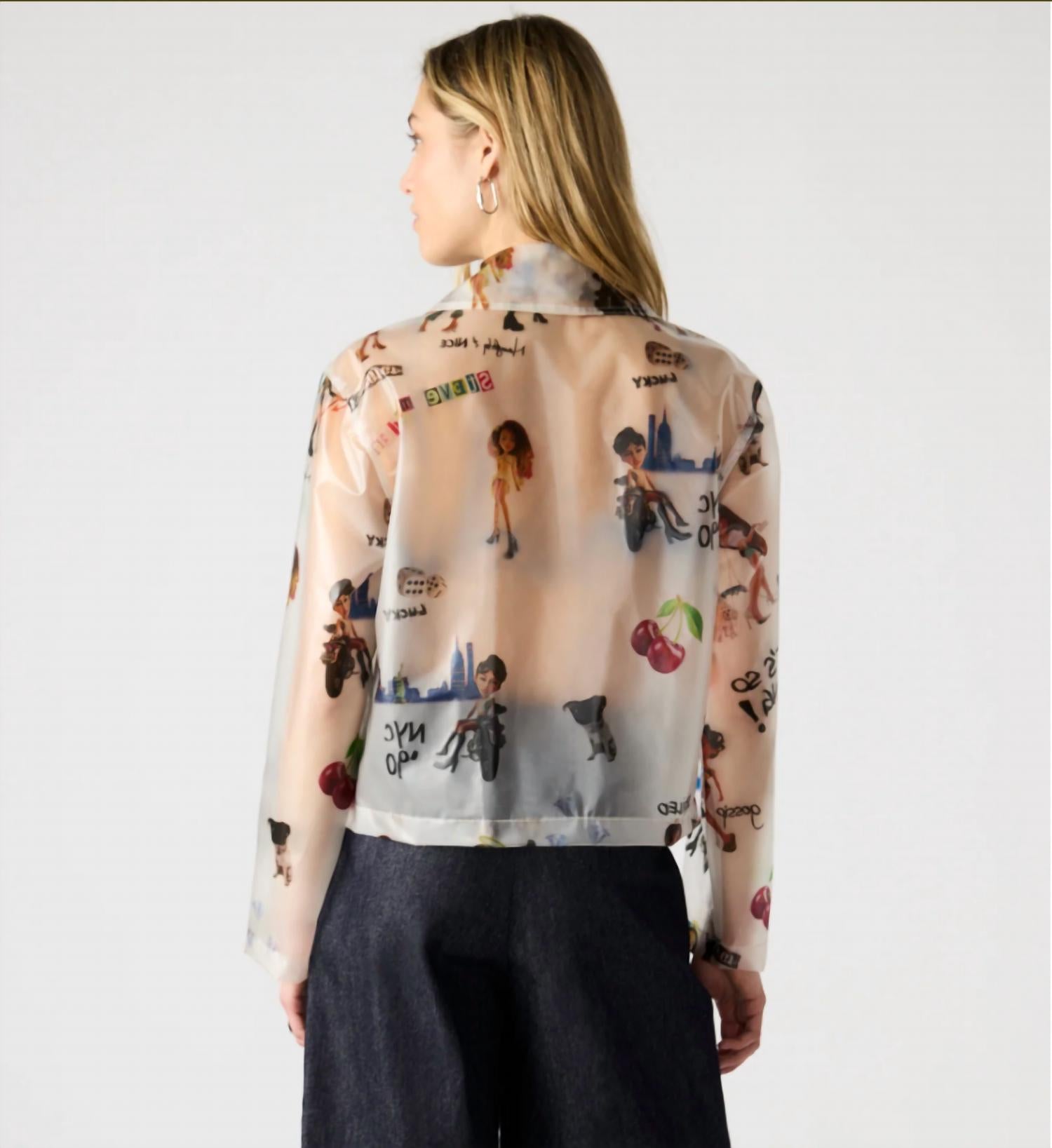 STEVE MADDEN Tove Jacket in multi - women's jacket - alternate view