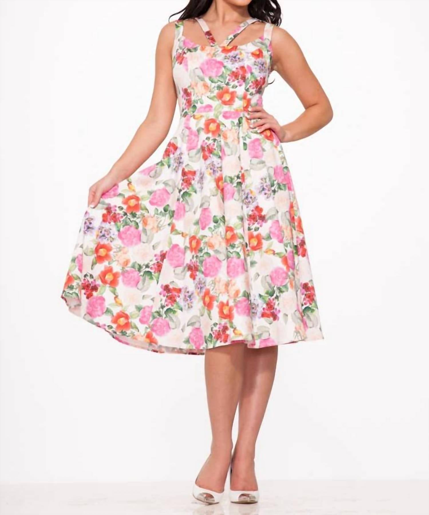 Orchid Bloom - Jolie Swing Dress