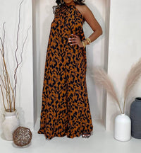 Hers & Mine - Wild Thoughts Leopard Print Jumpsuit
