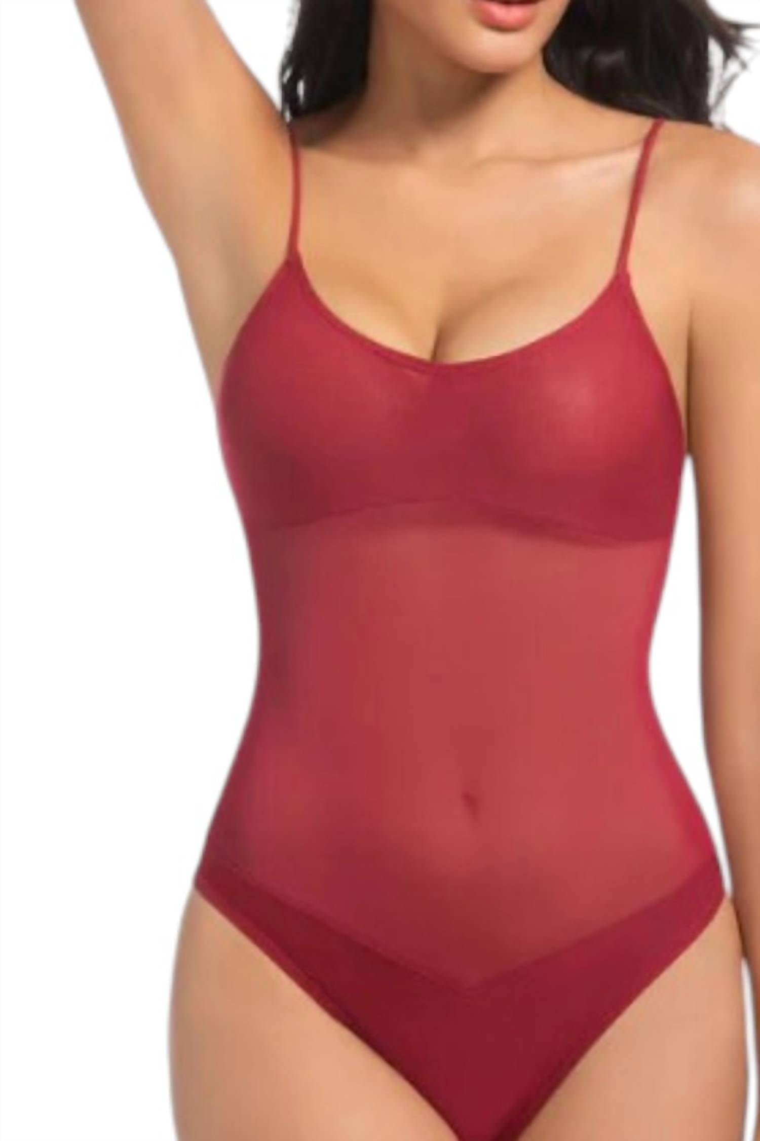 Revyl & Rav - Two-toned One Piece Tan Through Swimsuit