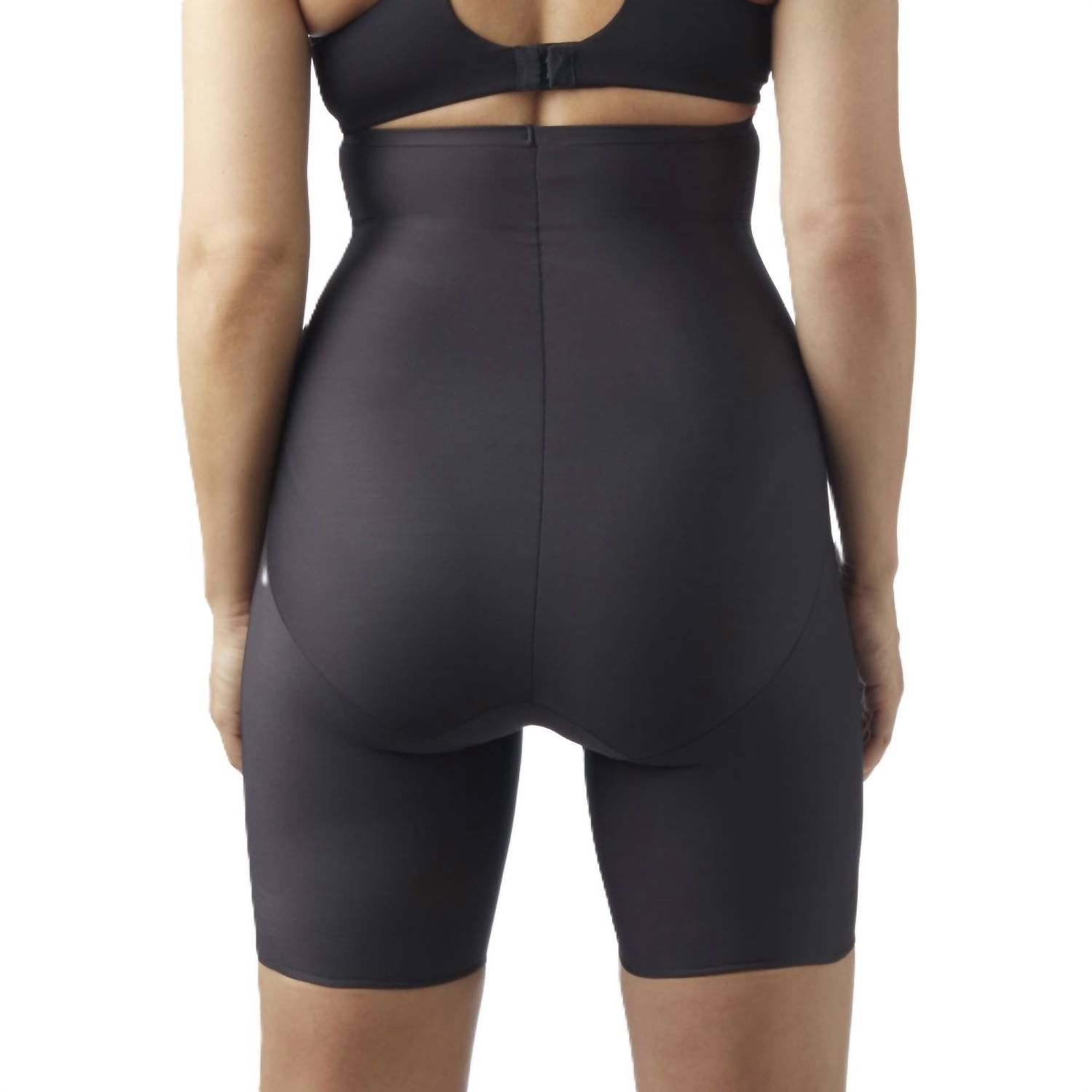 TC Fine Intimates Skin Benefit Hi-waist Thigh Slimmer in black - women's shorts - detail view
