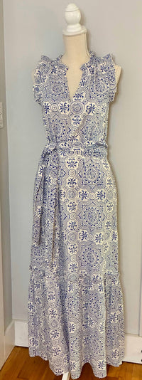 Fitzroy & Willa - Women's Christina Medallion Sleeveless Maxi Dress