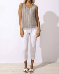Escape By Habitat - Driftwood Stripe Harborside Tank Top