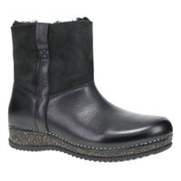 dansko Women's Mckenzie Waxy Milled Boots in black - women's shoe