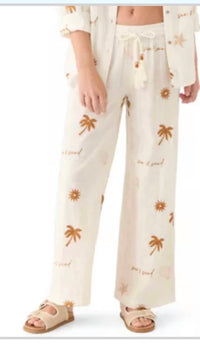 Surf Gypsy - surf sand embroidered pant